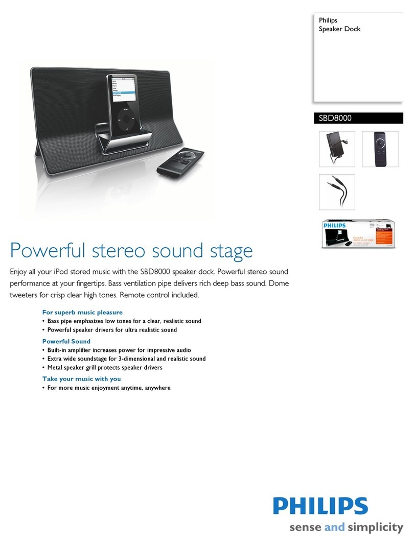 Philips SBD8000/27 User manual