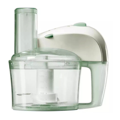Philips Cucina HR7600/1 User manual