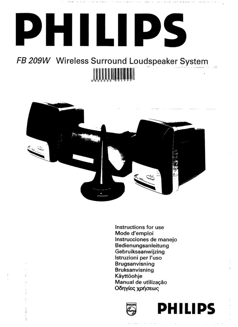 Philips FB209W User manual