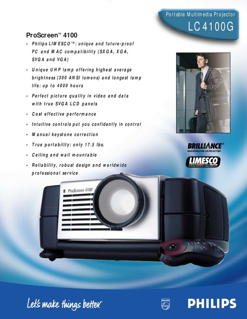 Philips LC4100G User manual Philips LC4100G User manual