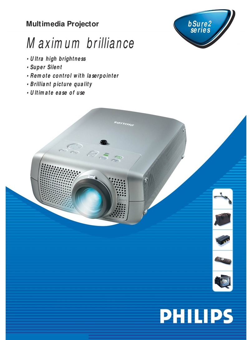 Philips LC3142 - bSure XG2 XGA LCD Projector User manual