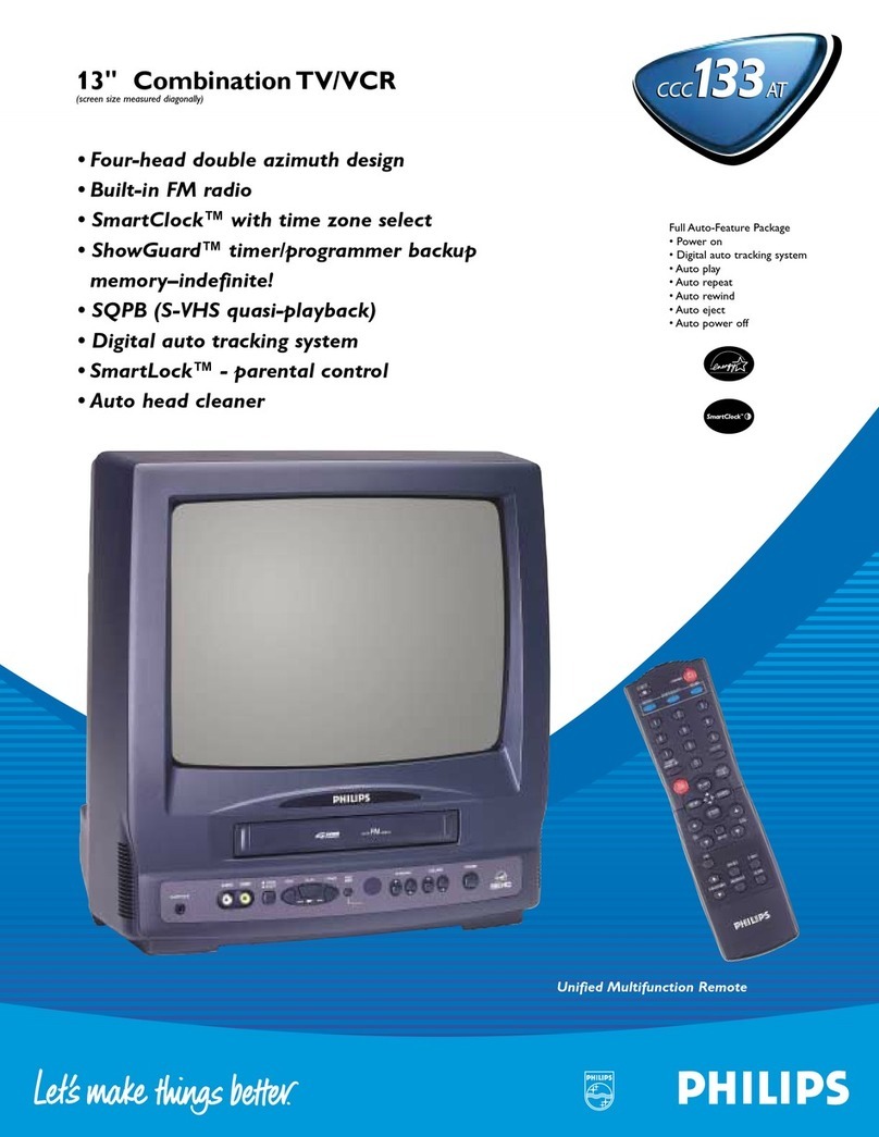 Philips CCC133AT Specification sheet