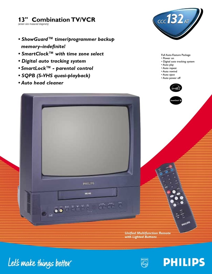 Philips CCC 132AT Specification sheet