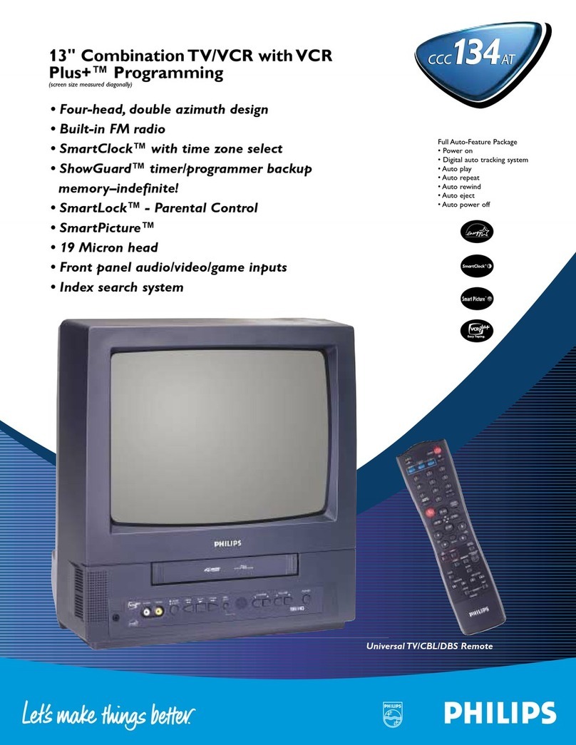 Philips CCC134AT User manual