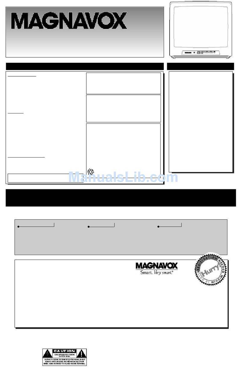 Magnavox MT1340B User manual