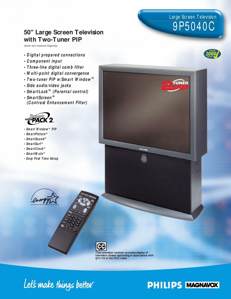 Philips Magnavox 9P5040C User manual