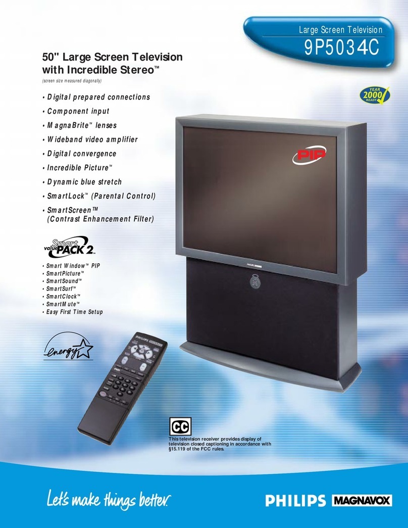 Philips Magnavox 9P5034C User manual