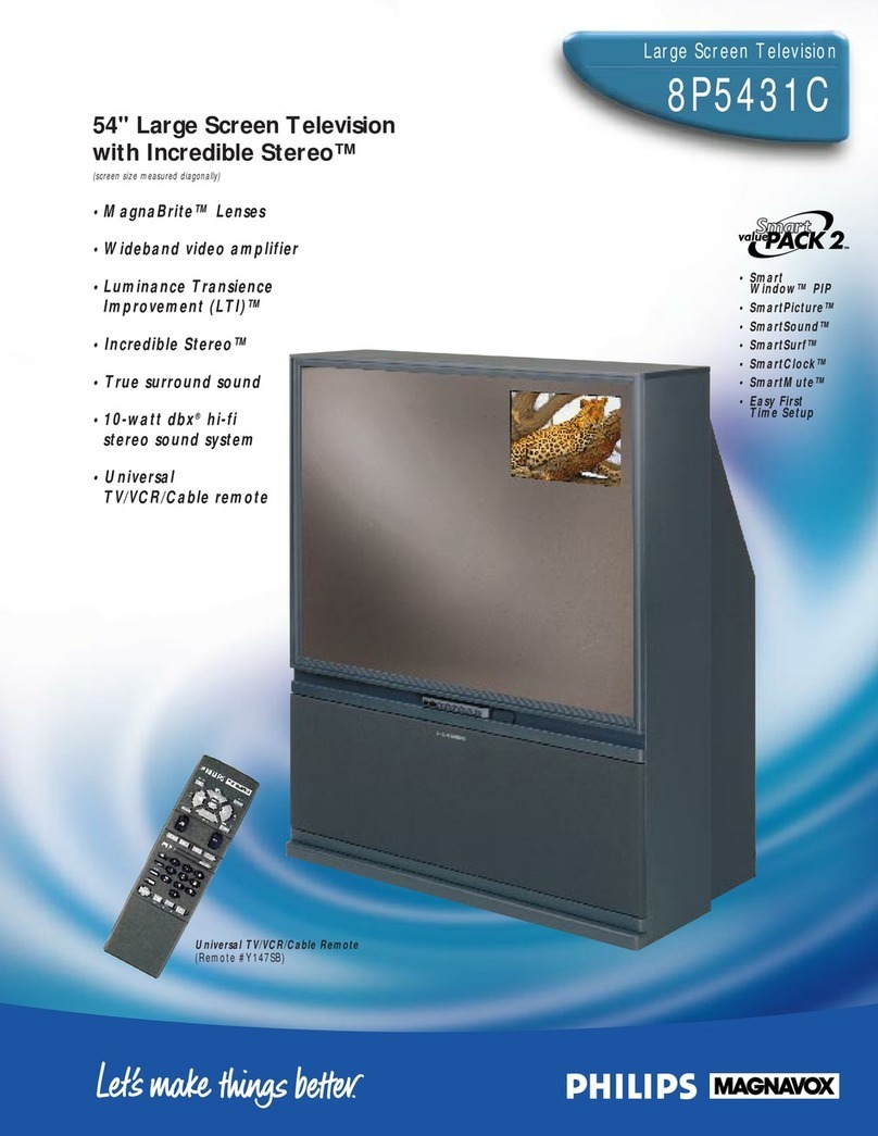 Philips Magnavox 8P5431C User manual