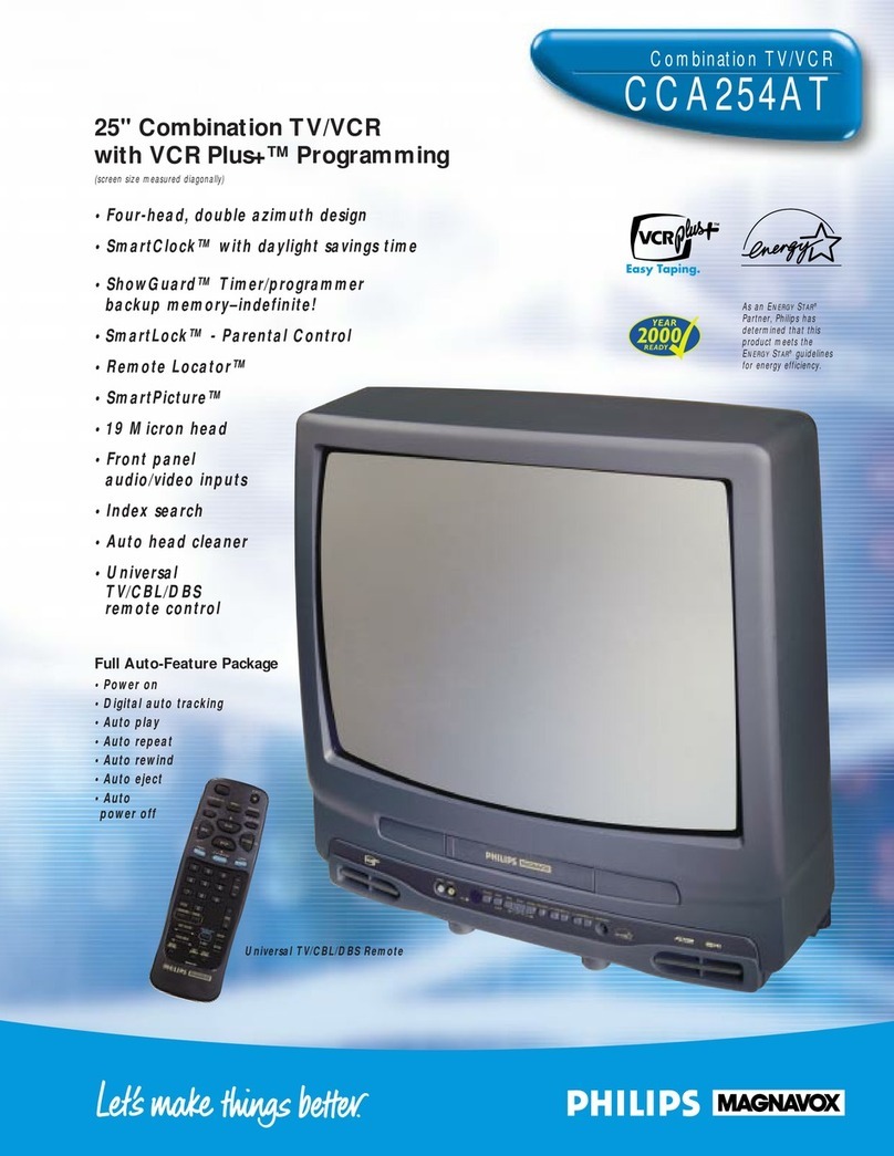 Philips/Magnavox CCA254AT Specifications