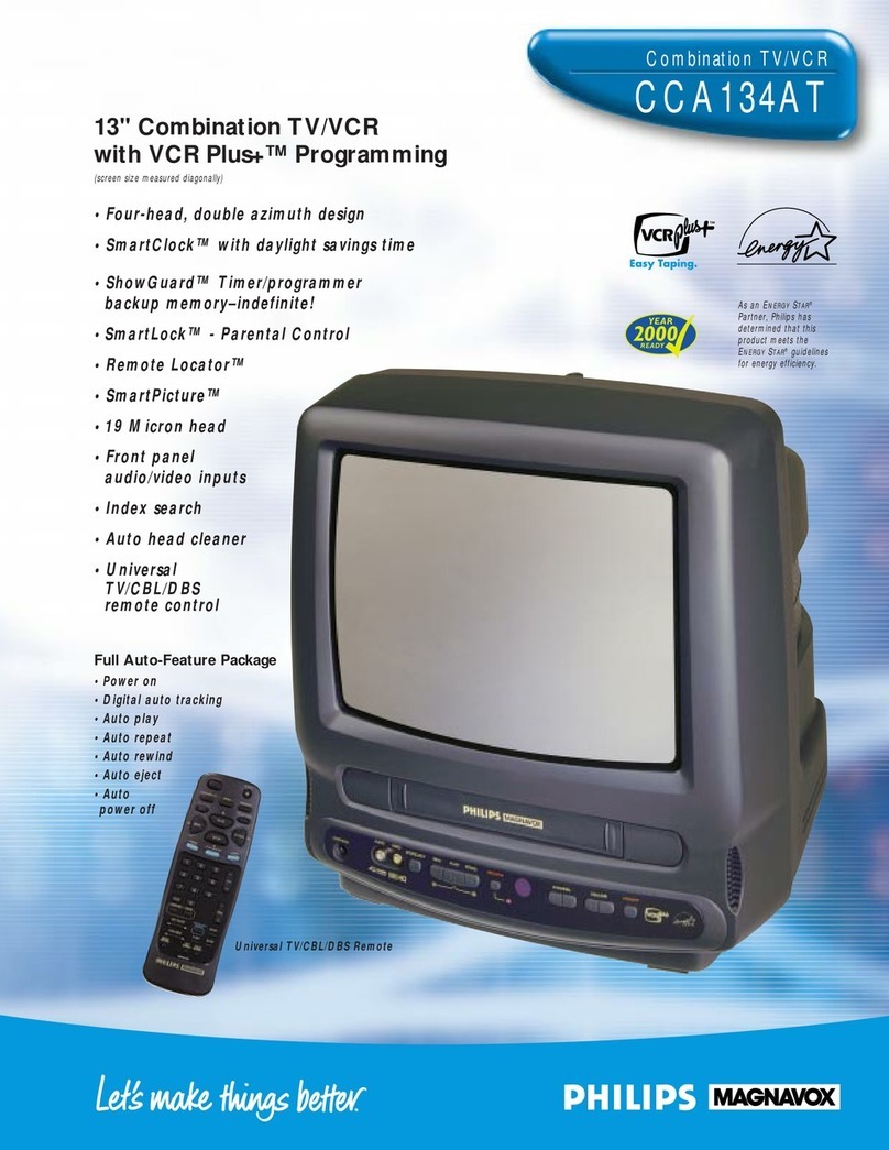 Philips CCA134AT Specifications