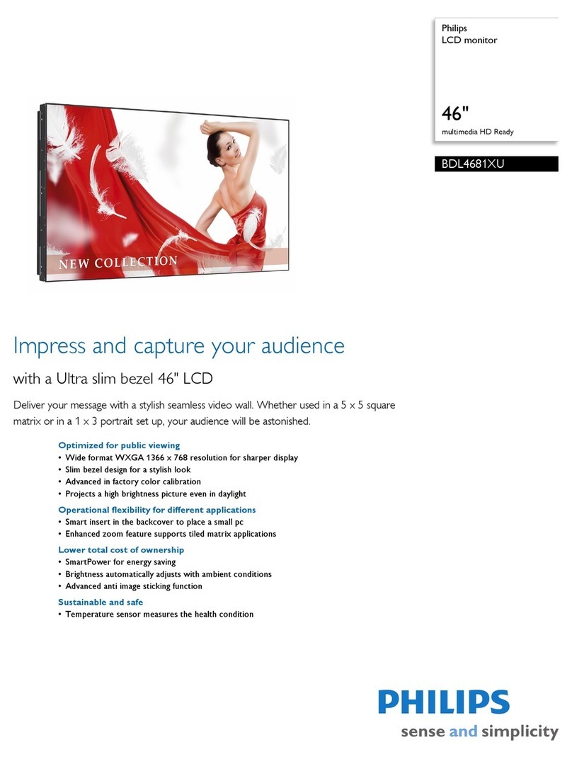 Philips BDL4681XU User manual