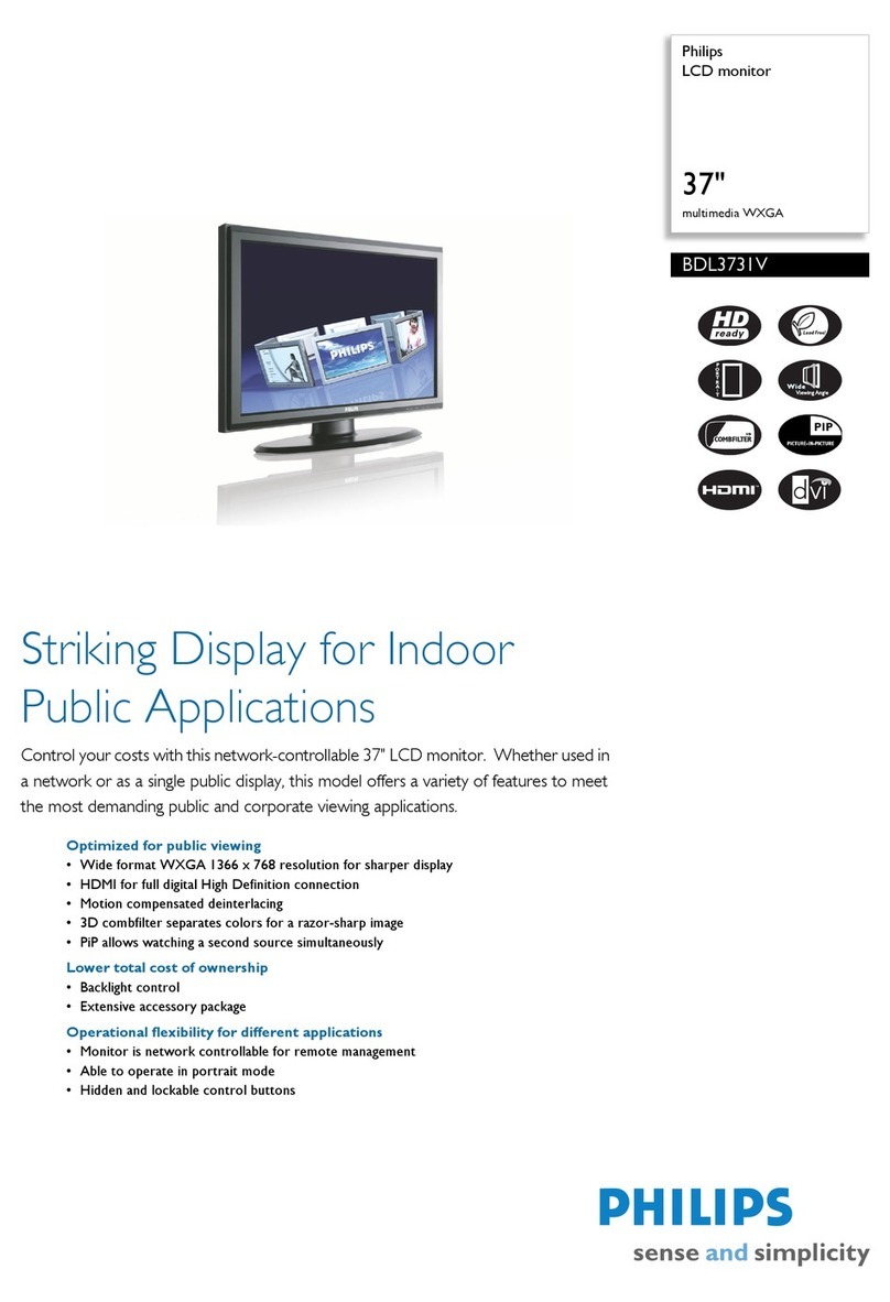 Philips BDL3731V User manual