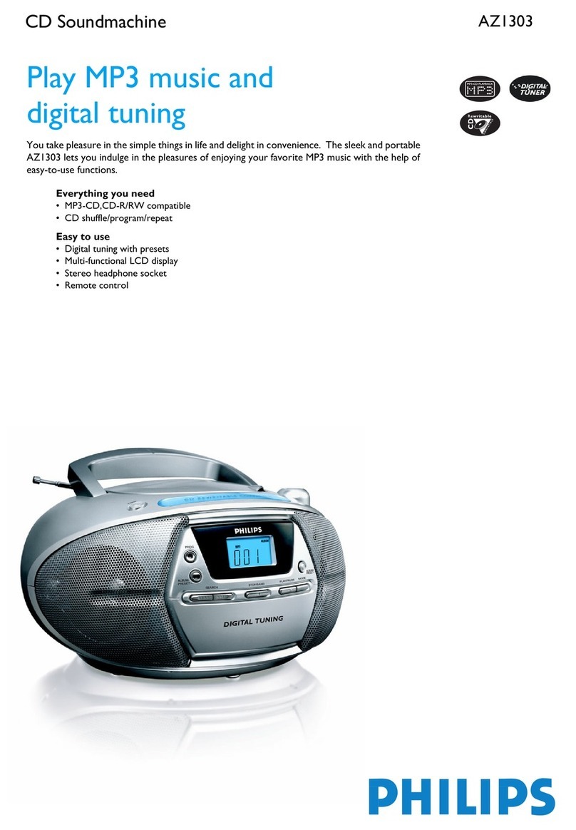 Philips AZ1303 User manual