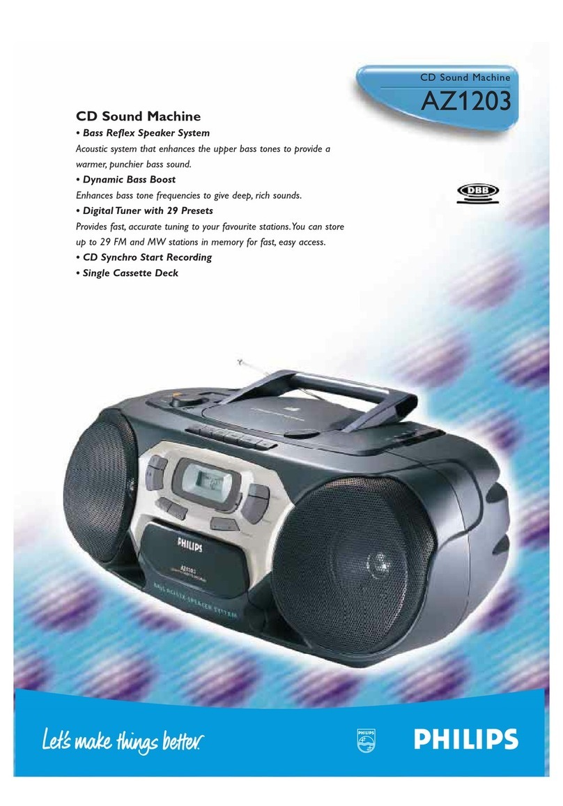 Philips AZ1203/17 Product information