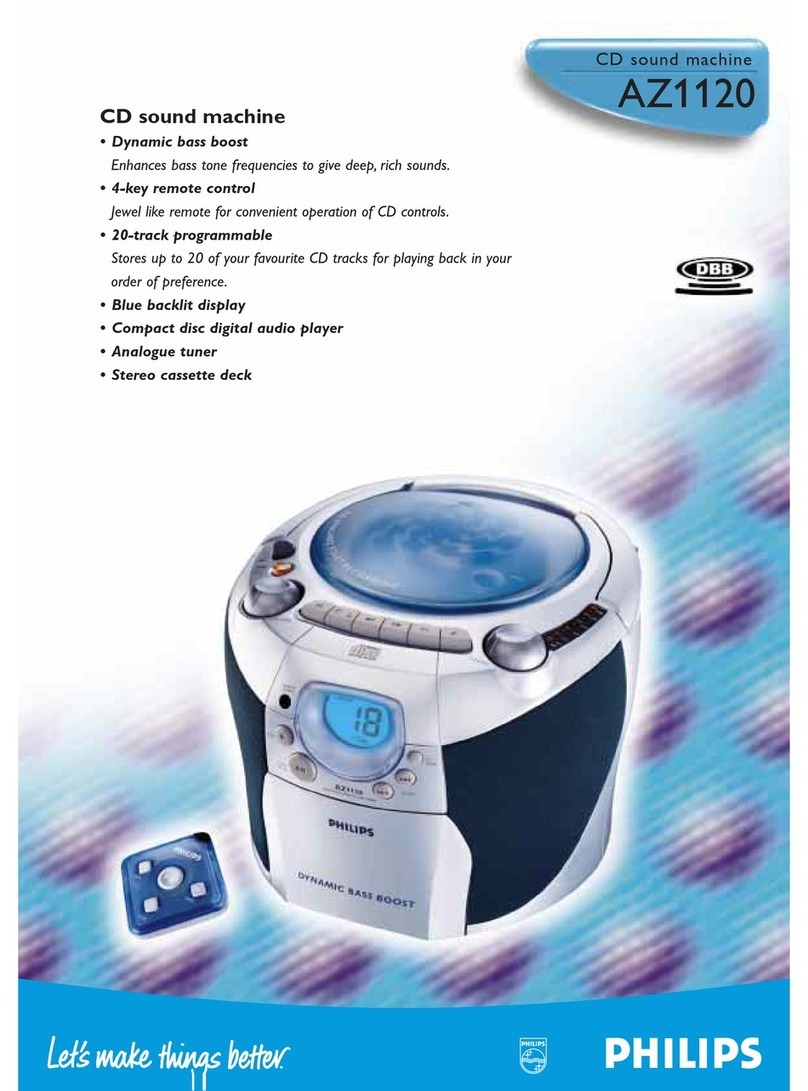 Philips AZ1120 User manual