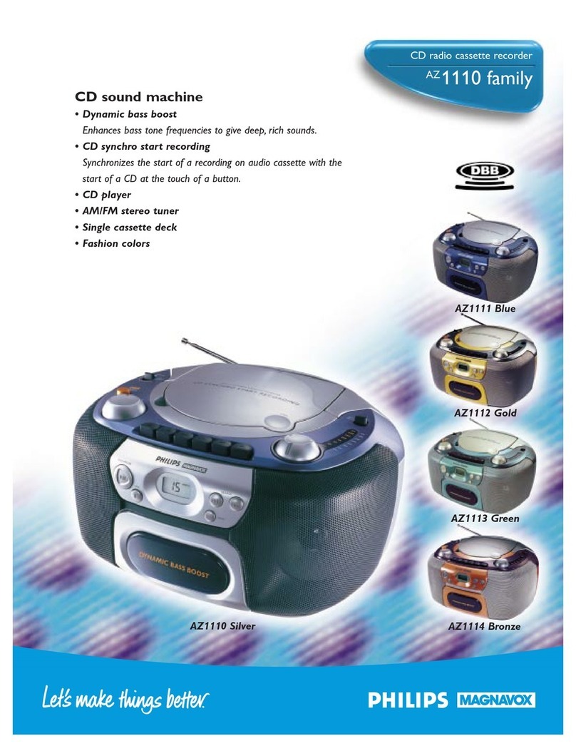 Philips/Magnavox COLOR TELEVISION AND REMOTE CONTROL Specifications Philips/Magnavox COLOR TELEVISION AND REMOTE CONTROL Specifications