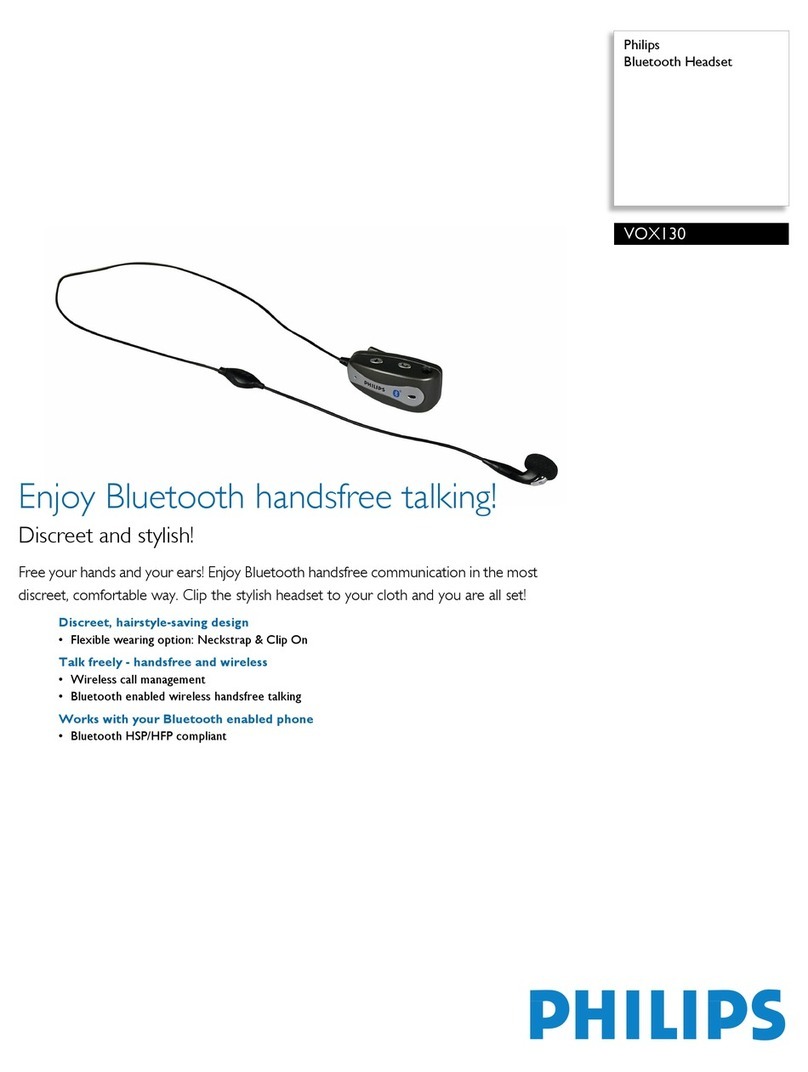 Philips VOX130 Specifications