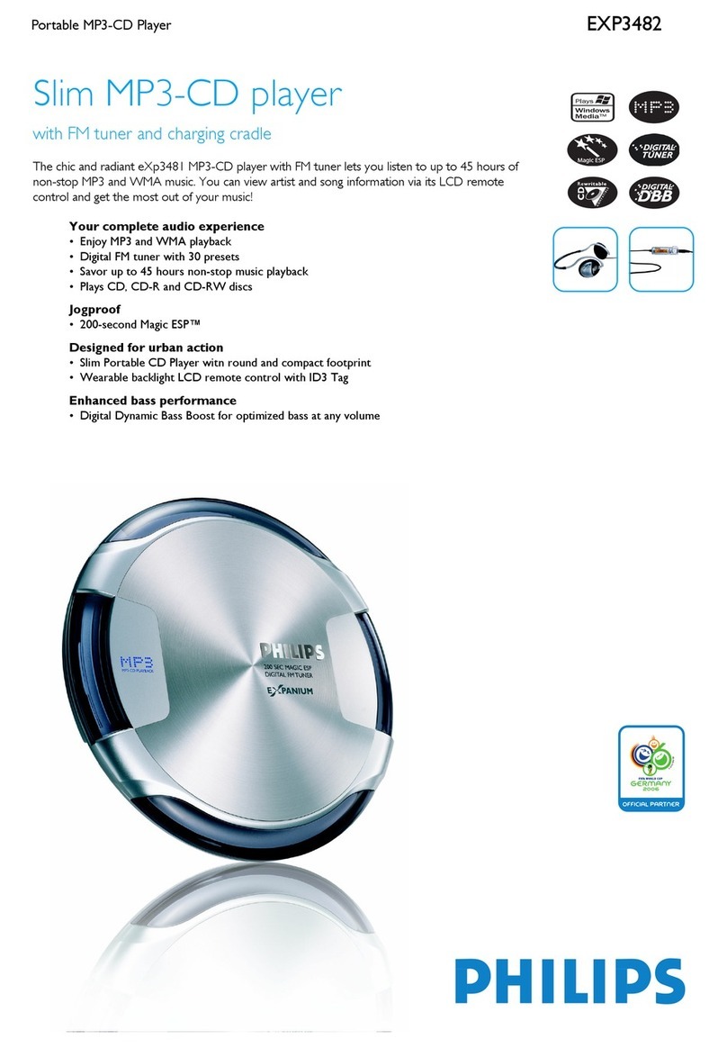 Philips EXP3482 Expanium User manual Philips EXP3482 Expanium User manual