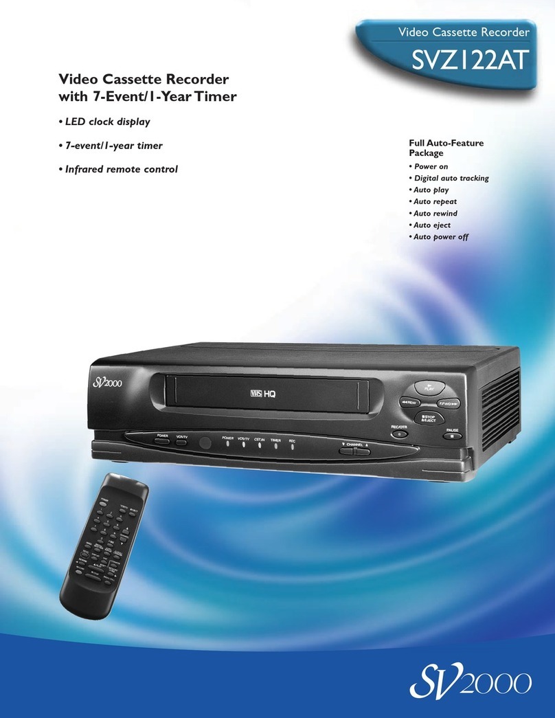 SV2000 SVZ122AT User manual