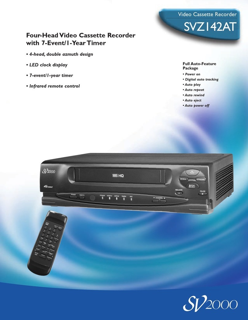 SV2000 SVZ142AT User manual