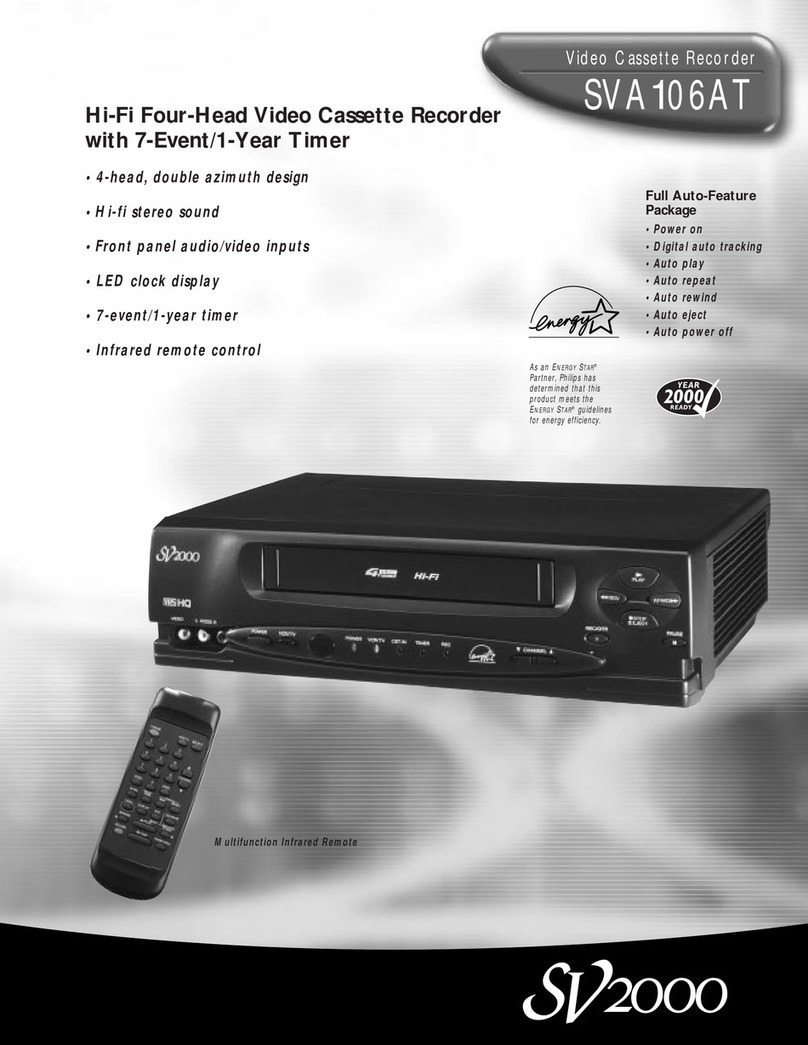 SV2000 SVA106AT User manual
