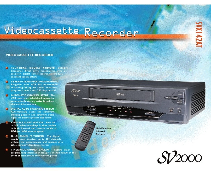 SV2000 SVX142AT Specifications