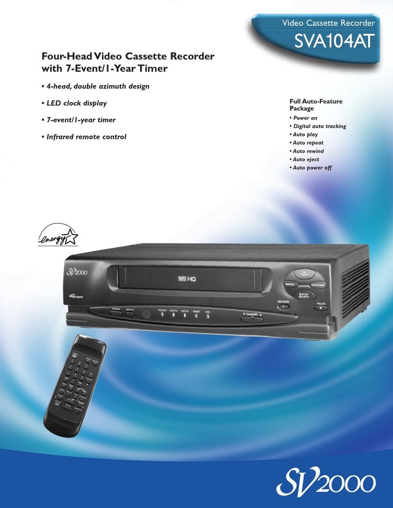 SV2000 SVA104AT User manual