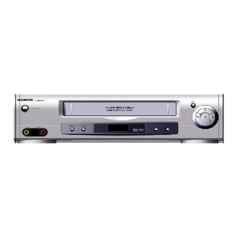 Magnavox MVR430MG - Vcr Mono User manual Magnavox MVR430MG - Vcr Mono User manual