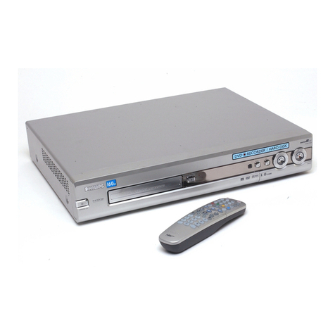 Philips DVDR725H Quick start guide