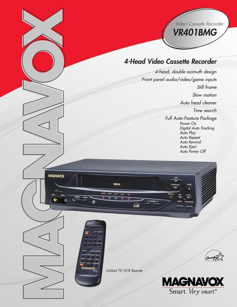 Magnavox VR401BMG User manual