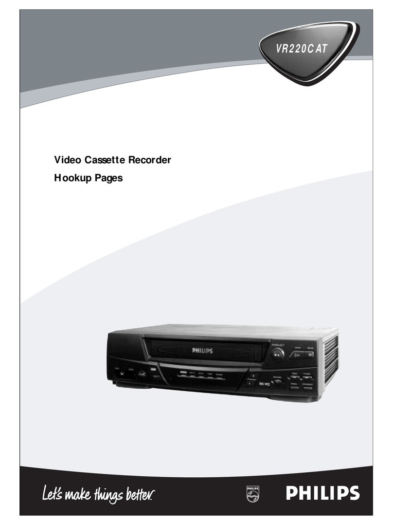 Philips VR220CAT User manual
