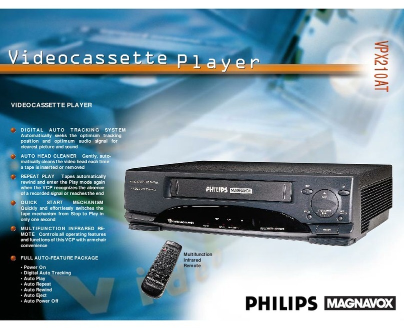 Philips VPZ210AT99 User manual