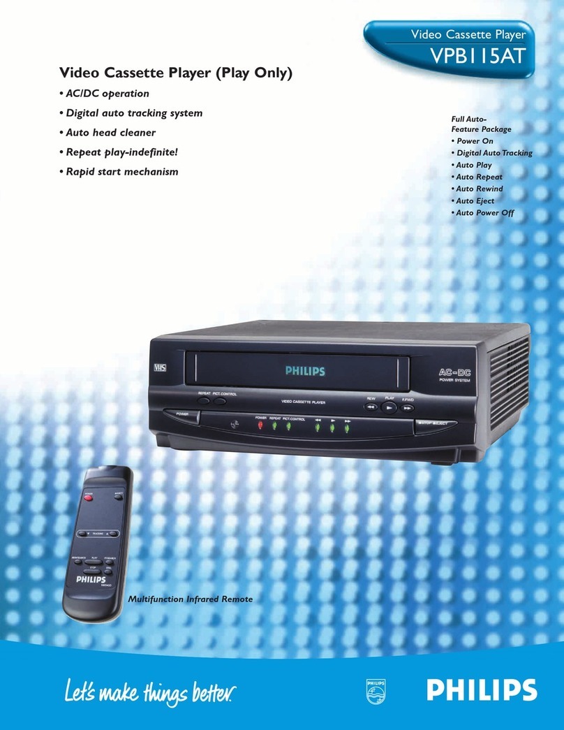 Philips VPB115AT User manual