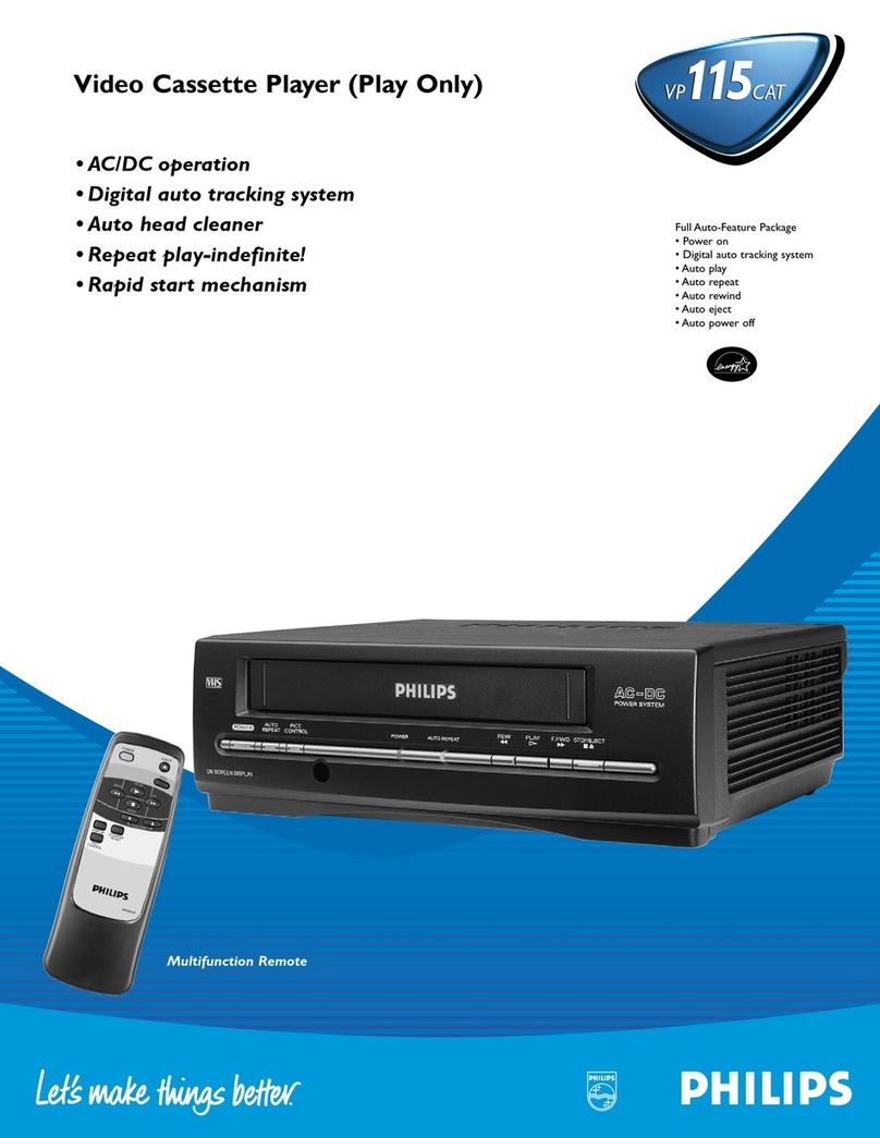 Philips VP115CAT User manual