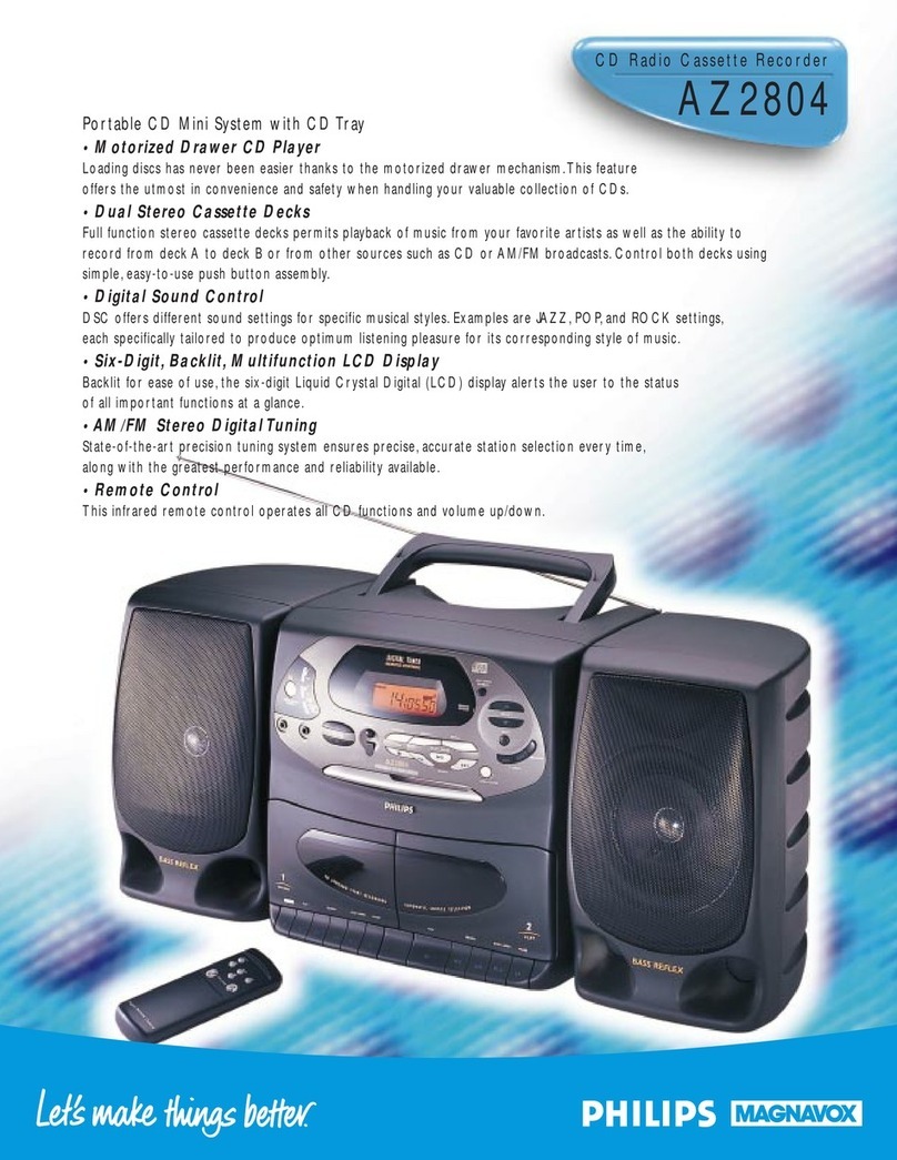 Philips AZ 2804 User manual