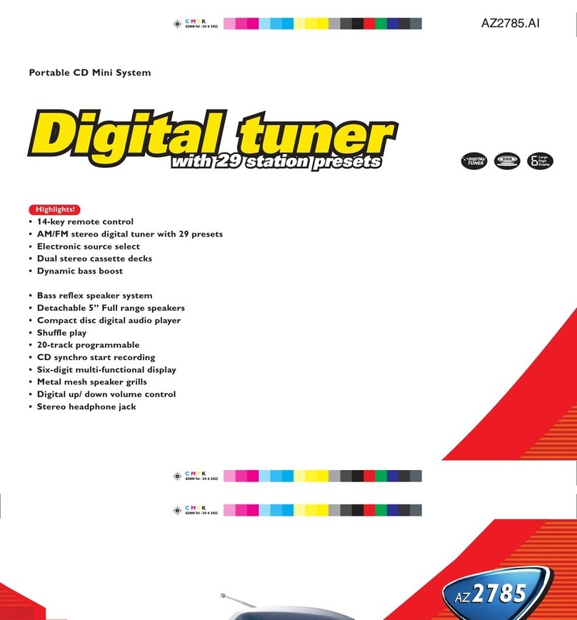 Philips AZ 2785 User manual