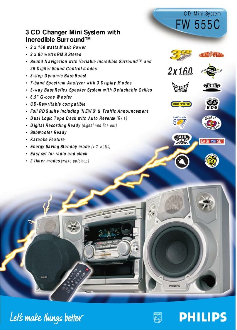 Philips FW555C User manual