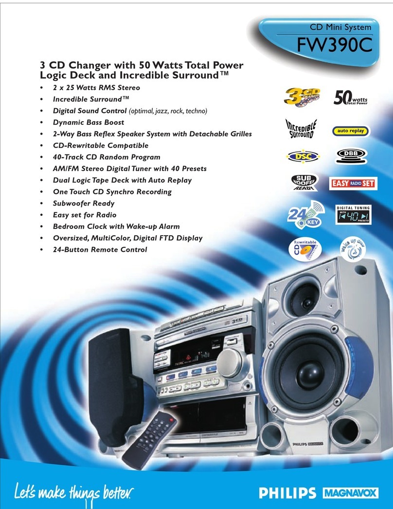 Philips FW390C User manual
