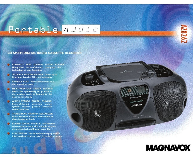 Magnavox AZ 8262 User manual