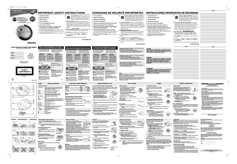 Philips AX5210 User manual