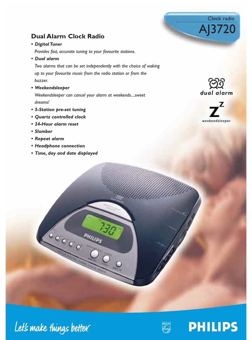 Philips AJ3720 User manual