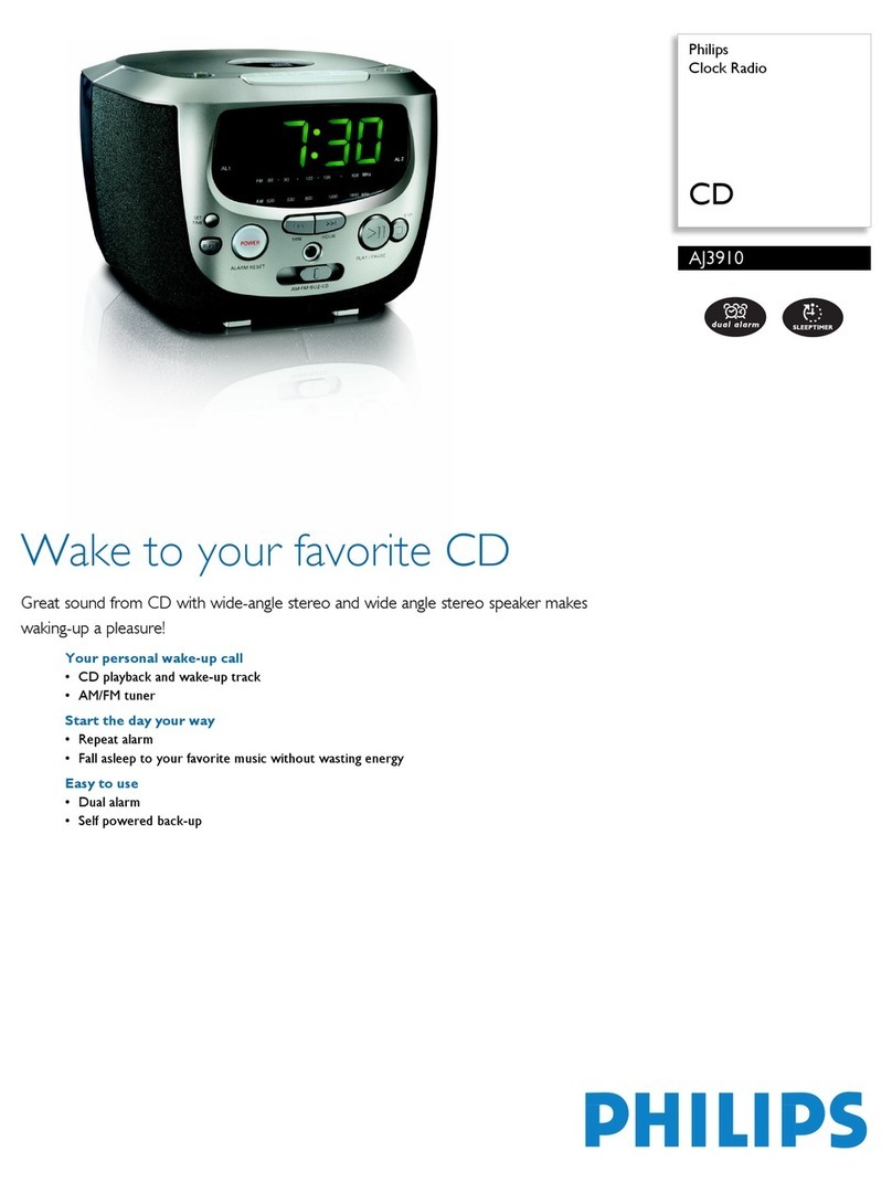 Philips AJ3910 Specifications