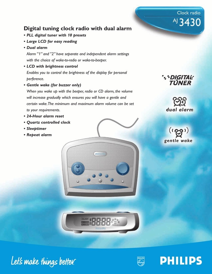 Philips XP AJ 3430 User manual