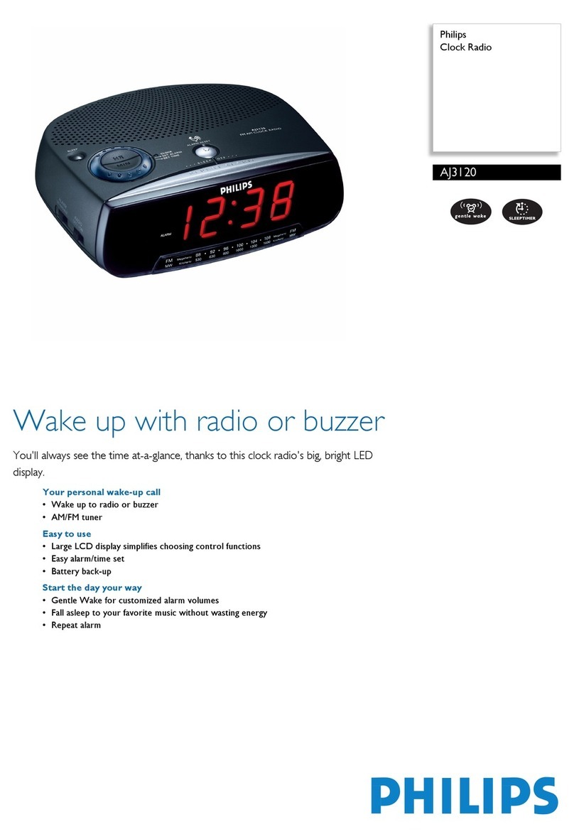 Philips AJ3120 Specifications