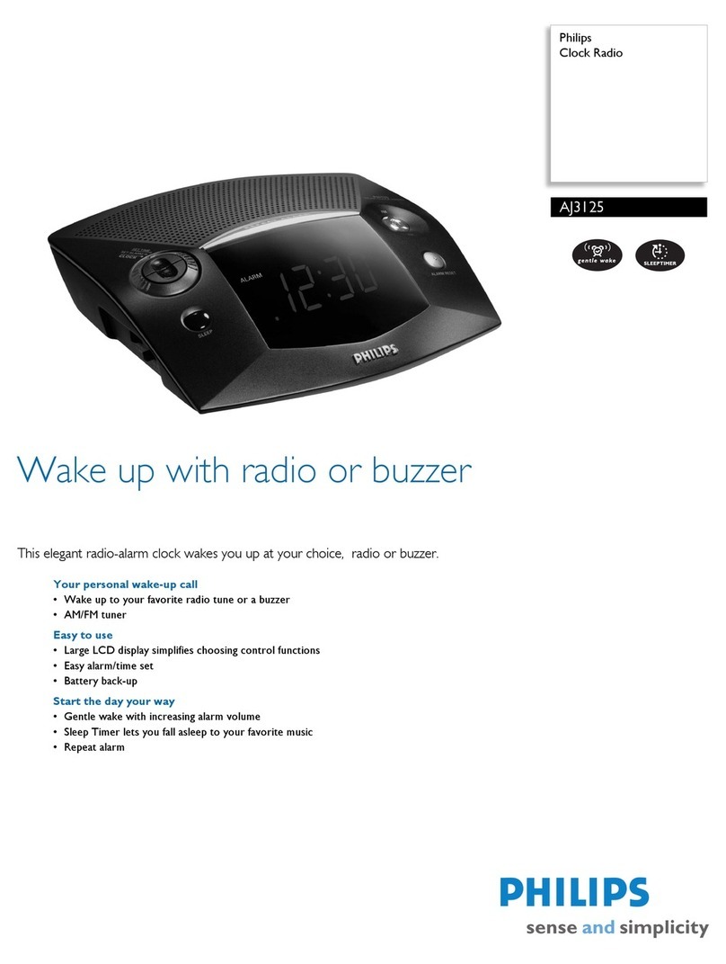 Philips AJ3125 Specifications