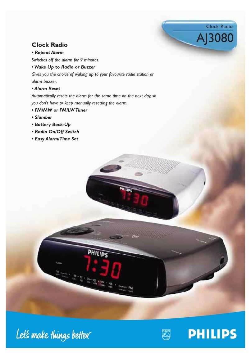 Philips AJ3080 Specifications