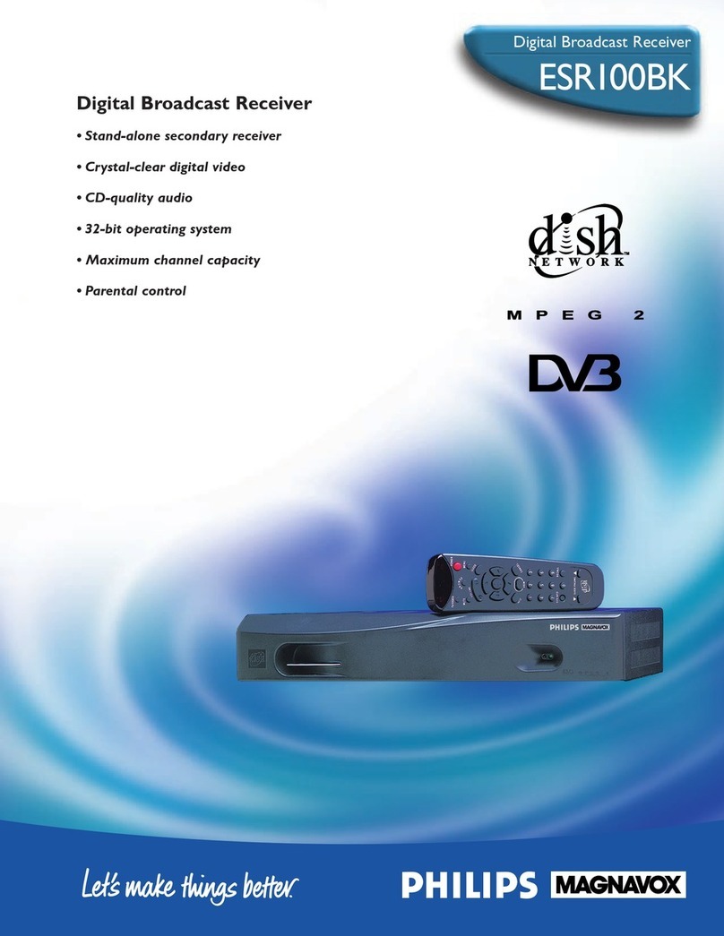 Philips ESR100BK User manual