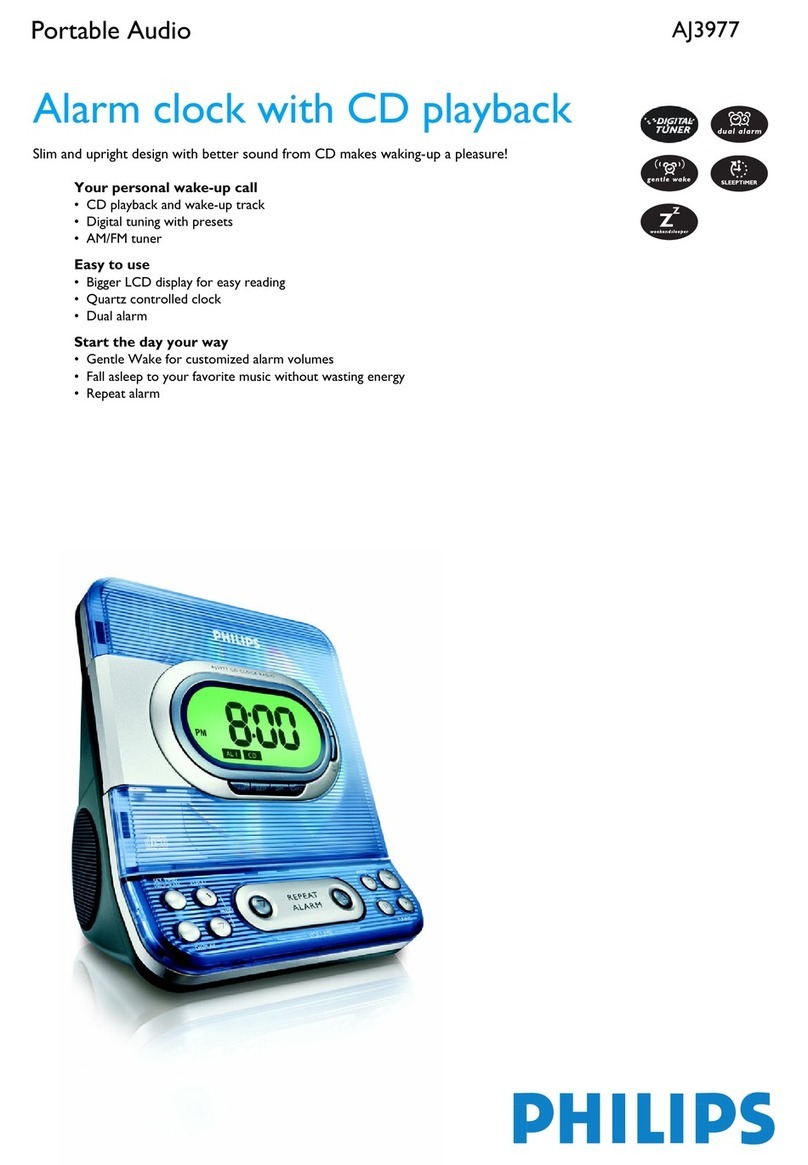 Philips AJ3977 Specifications