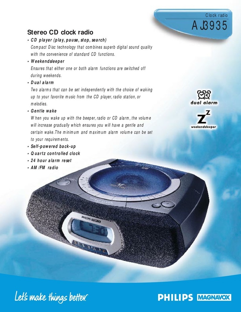 Philips AJ 3935 Specifications