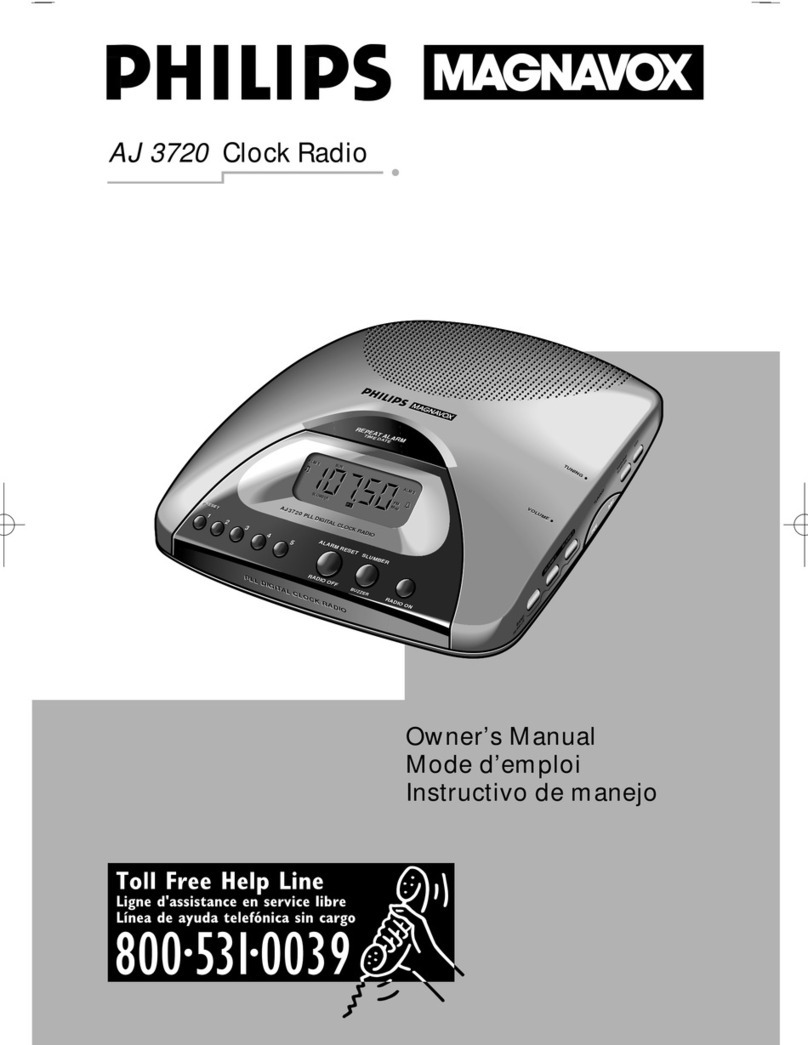 Philips AJ3720 User manual